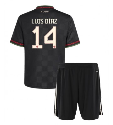Bayern Munich Luis Diaz #14 Terza Maglia Bambino 2025-26 Manica Corta (+ Pantaloni corti)